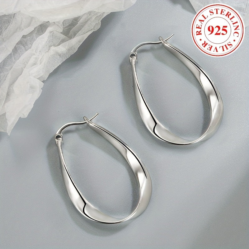 Twisted Hoop Earrings