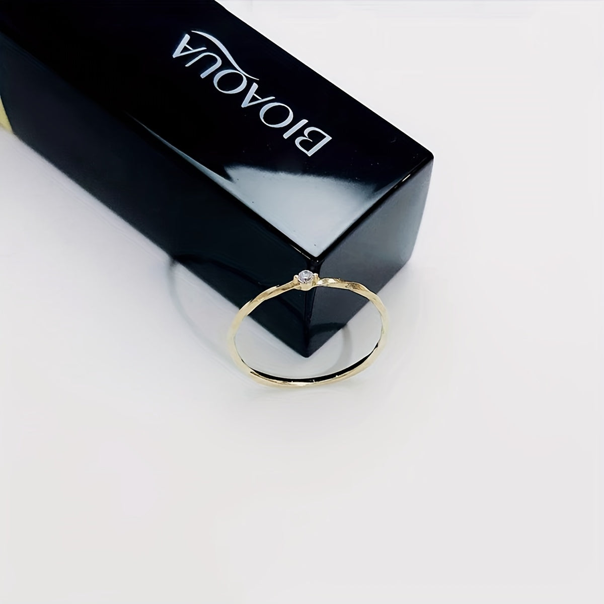 Thin Minimalist Diamond Ring