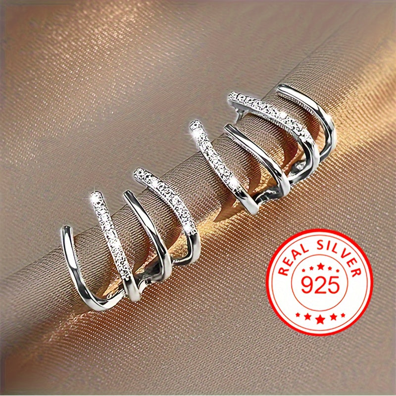 Four Claw Stud Earrings